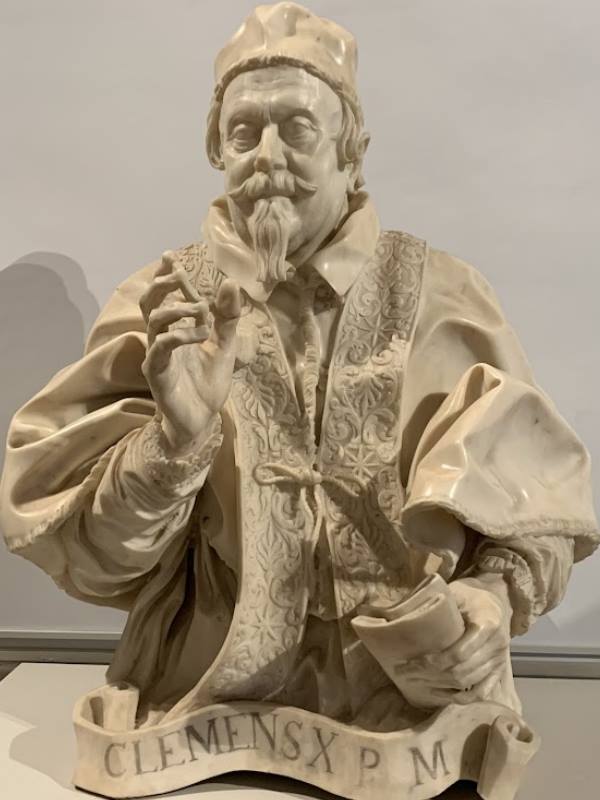 Busto di papa Clemente X, Gian Lorenzo Bernini Busto di papa Clemente X, Gian Lorenzo Bernini