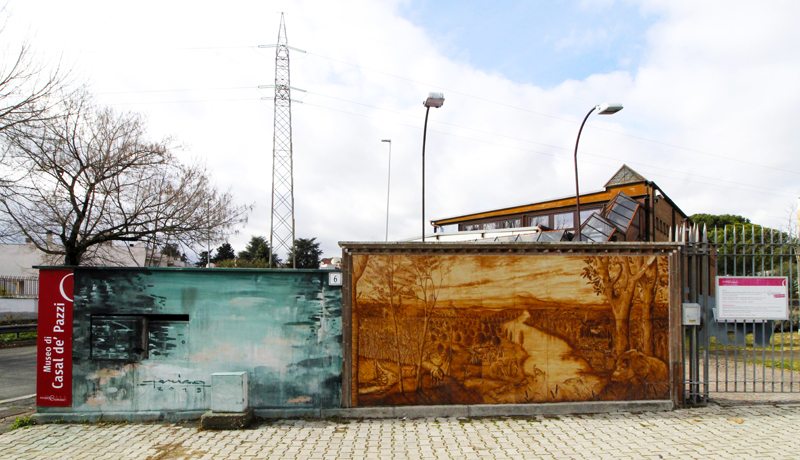 Museo di Casal de' Pazzi - ingresso Museo di Casal de' Pazzi - ingresso