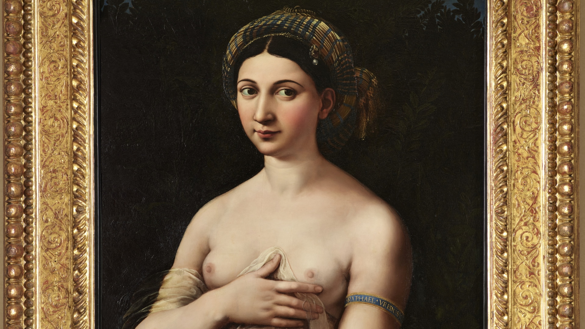 Palazzo Barberini, Raffaello Sanzio - La Fornarina Palazzo Barberina, Raffaello Sanzio - La Fornarina