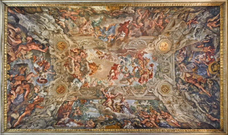 Il Trionfo della Divina Provvidenza e il compiersi dei suoi fini sotto il pontificato di Urbano VIII, Pietro da Cortona Il Trionfo della Divina Provvidenza e il compiersi dei suoi fini sotto il pontificato di Urbano VIII, Pietro da Cortona