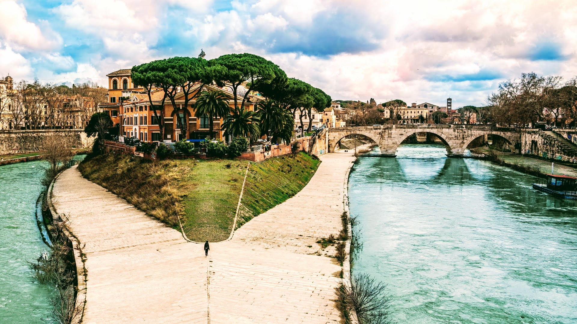 Ponte Cestio e Isola Tiberina ph. Pixabay Ponte Cestio e Isola Tiberina ph. Pixabay