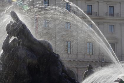 Fontana delle Naiadi, piazza della Repubblica, Roma Fontana delle Naiadi, piazza della Repubblica, Roma
