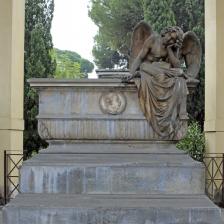 Quadriportico - Tomba Zonca - Angelo della notte (Giulio Monteverde) Quadriportico - Tomba Zonca - Angelo della notte (Giulio Monteverde)