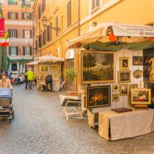 Cento pittori - via Margutta Cento pittori - via Margutta