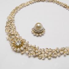 Collana traforata con diamante - Federico Buccellati