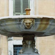 Fontana in piazza delle Cinque Scole, catino superiore