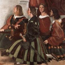 Palafrenieri pontifici ((particolare La Messa di Bolsena), Raffaello Sanzio, Palazzi Pontifici, Vaticano Palafrenieri pontifici ((particolare La Messa di Bolsena), Raffaello Sanzio, Palazzi Pontifici, Vaticano